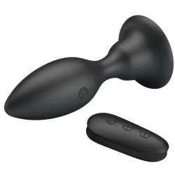 Mr Play - Plug Anal Avec Télécommande Vibration Noire